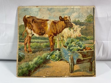 Antique Farm-Themed Children's Book - Box 12
