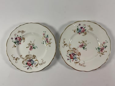 Royal Cauldon "Eugenie" Fine Bone China Dessert Plates