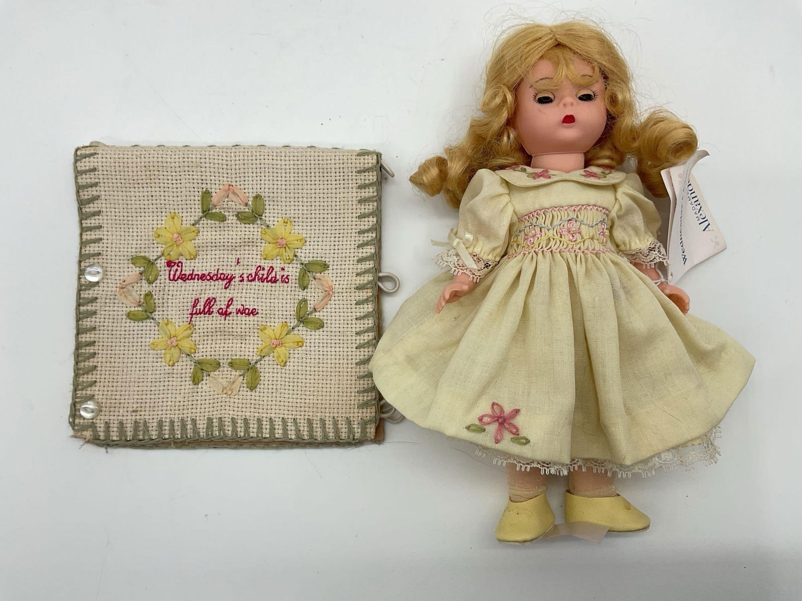 Vintage Porcelain Doll - Wednesday's Child, Madame Alexander (1 of 4)