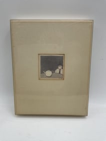 Olympia Le-Tan Illustration of Man with Teapot