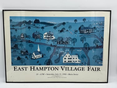 East Hampton Village Fair Poster, July 21, 1990