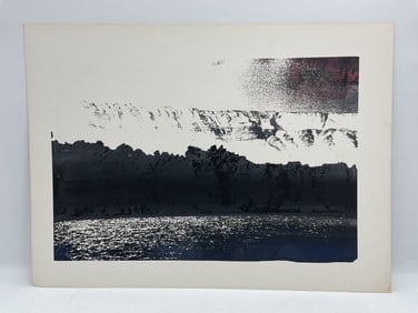 Abstract Ocean Landscape Print