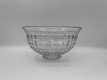 Cut Crystal Punch or Serving Bowl