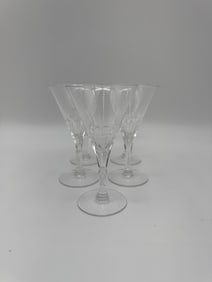 Set of 4 Crystal Martini Glasses