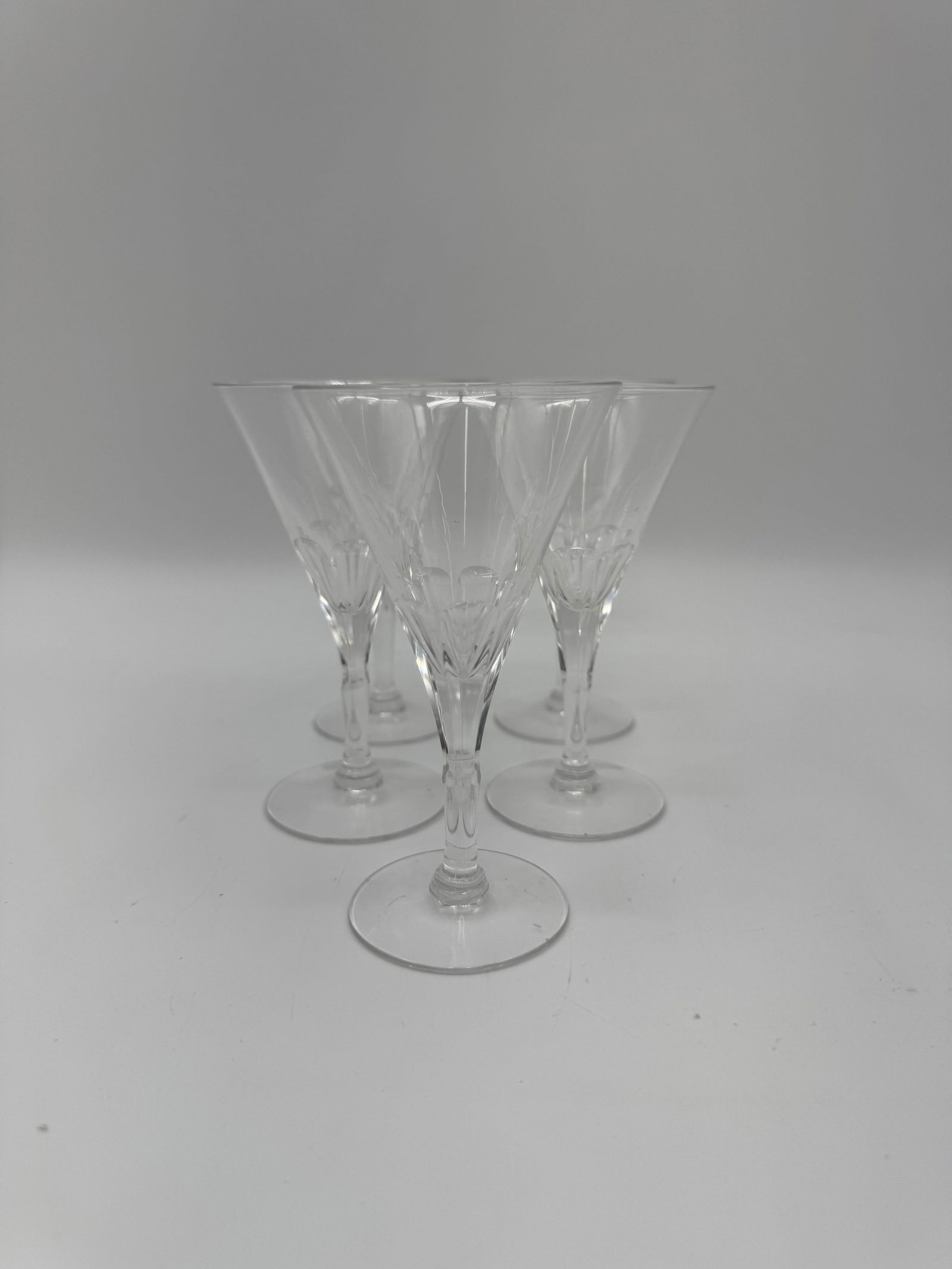 Set of 4 Crystal Martini Glasses (1 of 3)