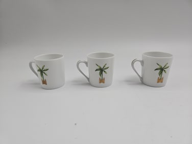 Philippe Deshoulieres “Palmette?? Espresso Cups (Set of 3)