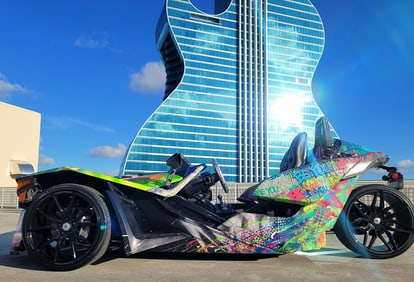 2017 Polaris Slingshot One off Artwork by Kyle Schindler