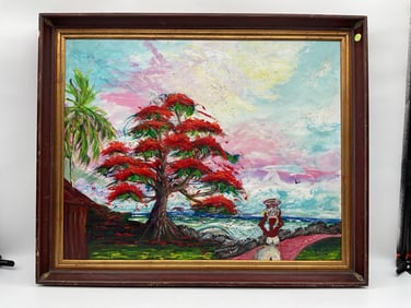 Coastal Landscape by D. Tynes Gibson (American, b.1985) Oil on Canvas