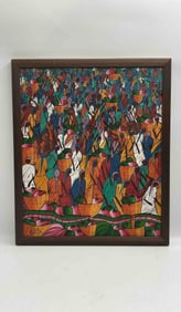 Market by  Willim Ditovil (Haitian) with Paperwork