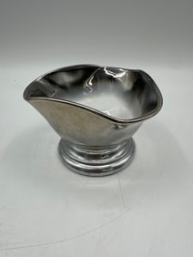 Silver-Plated Footed Serving Bowl