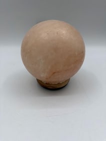 Spherical Himalayan Salt Lamp with Cord