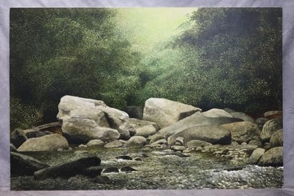 J Wayne Bystrom (20th C American), Original Oil Painting