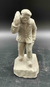 Saluting Fisherman Figurine - Artist Unknown