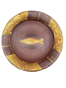Decorative Fish Motif Plate