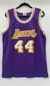 JSA Certified Jerry West Autographed Lakers Jersey
