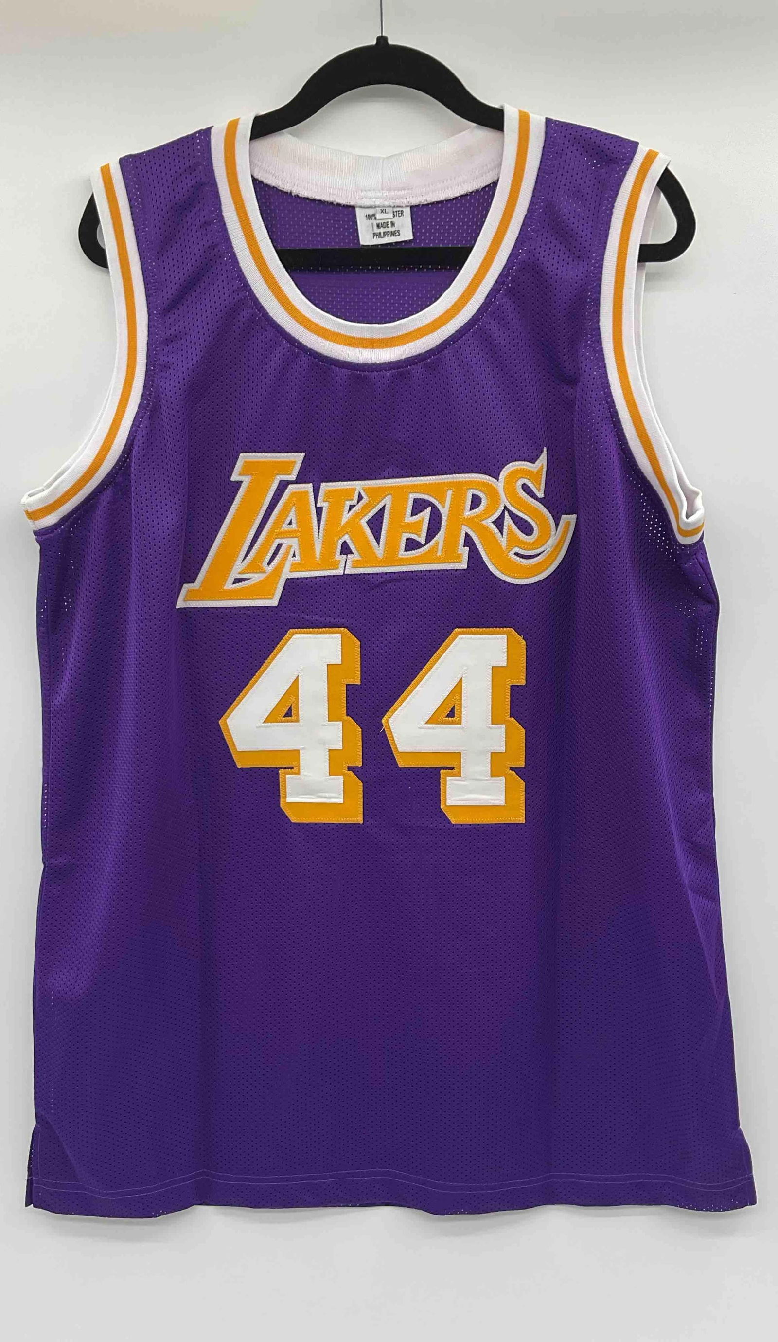 JSA Certified Jerry West Autographed Lakers Jersey (1 of 6)