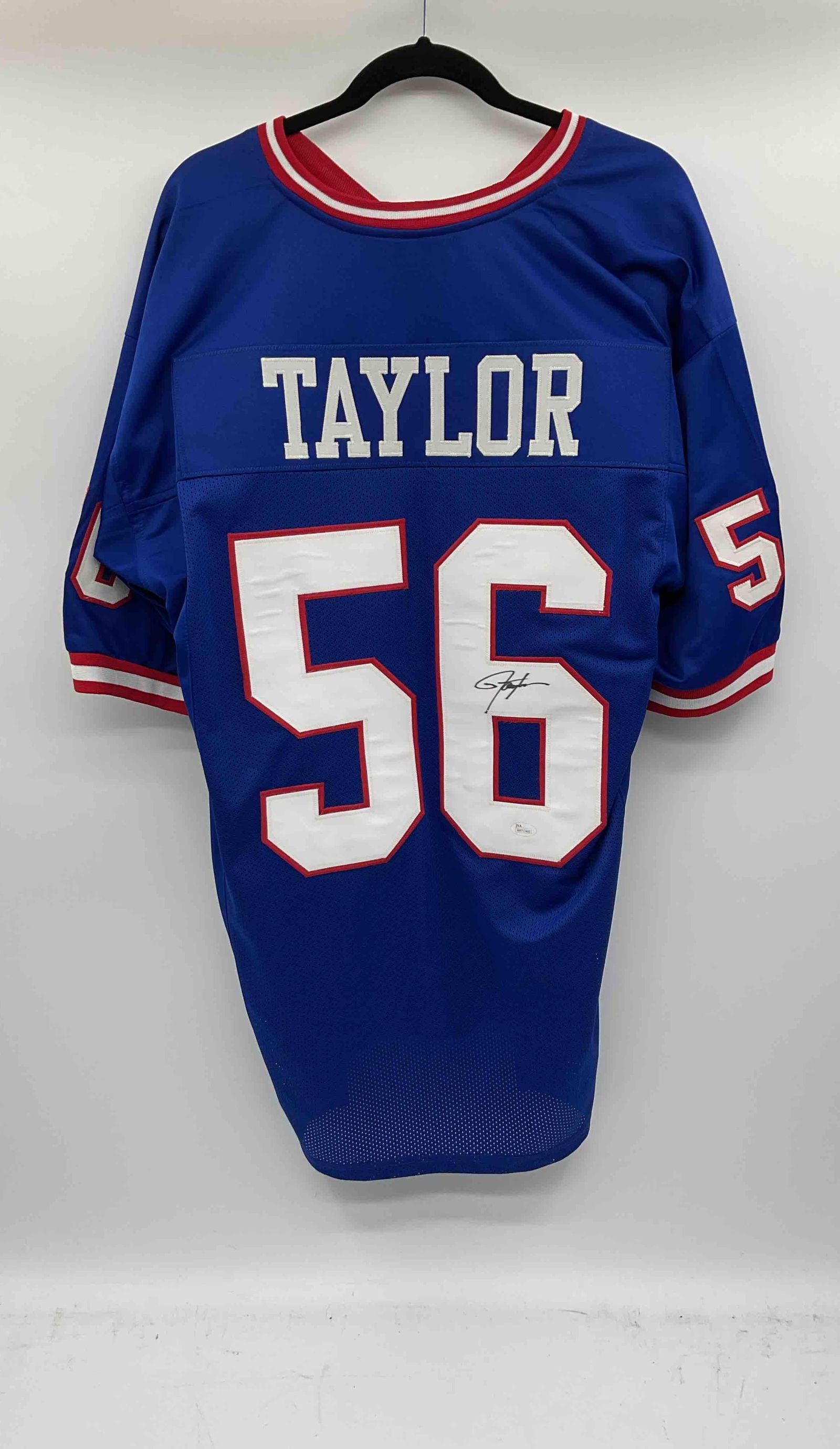 Lawrence Taylor Autographed New York Giants Jersey (1 of 8)