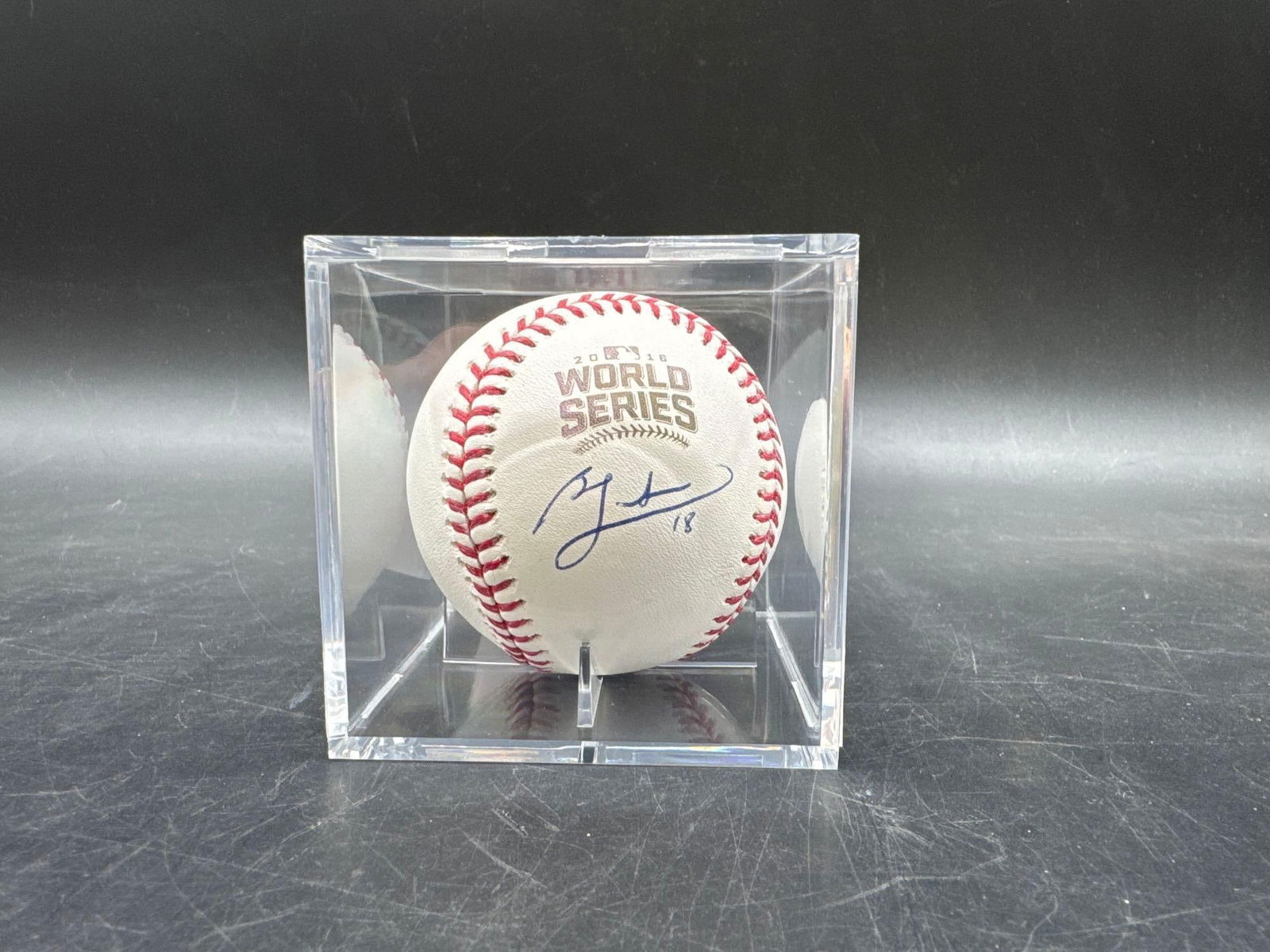 Ben Zobrist - Chicago Cubs World Series Signed Baseball (1 of 4)