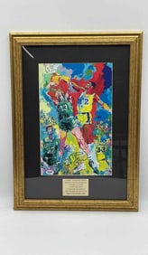 "Larry Bird and Magic Johnson" by Leroy Neiman (American, b.1921-2012)