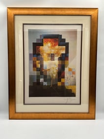 Lincoln in Dalivision by Salvador Dalí (Spain, 1904-1989) Lithograph