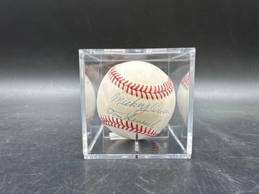 Mickey Owen and Tom Henrich Dual-Signed Baseball