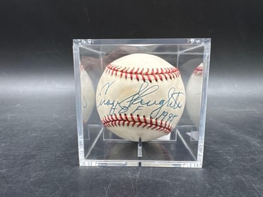 Enos Slaughter Signed Baseball JSA Authenticated