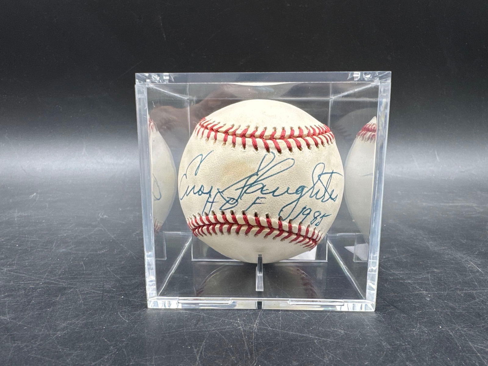 Enos Slaughter Signed Baseball JSA Authenticated (1 of 5)
