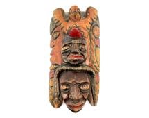 Painted Tribal Warrior Mask