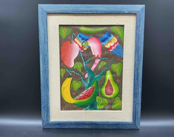 Tropical Still Life with Avocado and Bird Talon by Frantz