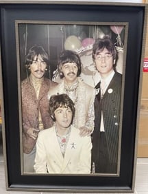 Framed Vintage Photograph of The Beatles