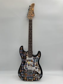 Striking electric guitar artwork by Sergay Sherov