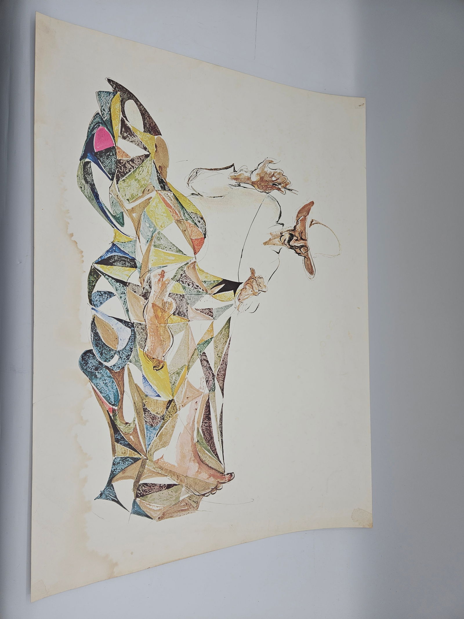 Abstract Geometric Figure print (1 of 2)