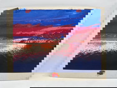 Abstract Coastal Artwork