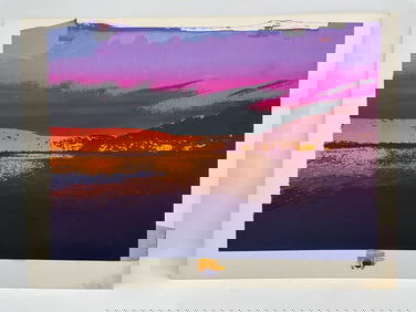 Abstract Coastal Landscape