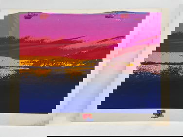 Abstract Coastal Landscape