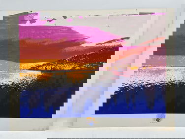 Abstract Coastal Landscape