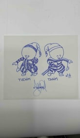 Original "Goop" Drawings by Michael Jackson (American, 1958-2009)