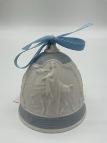Lladro 1990 Christmas Bell Ornament