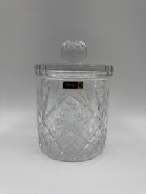 Irena Handcut Lead Crystal Jar with Lid