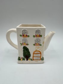 Ceramic House-Shaped Teapot