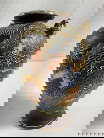 Hand-Painted Satsuma-Style Miniature Vase