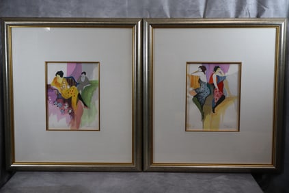Set of Itzchak Tarkay Serigraphs