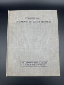 Two Volumes In One: Documents of Jewish Sectaries