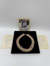 Jackie Kennedy Faux Pearl Necklace