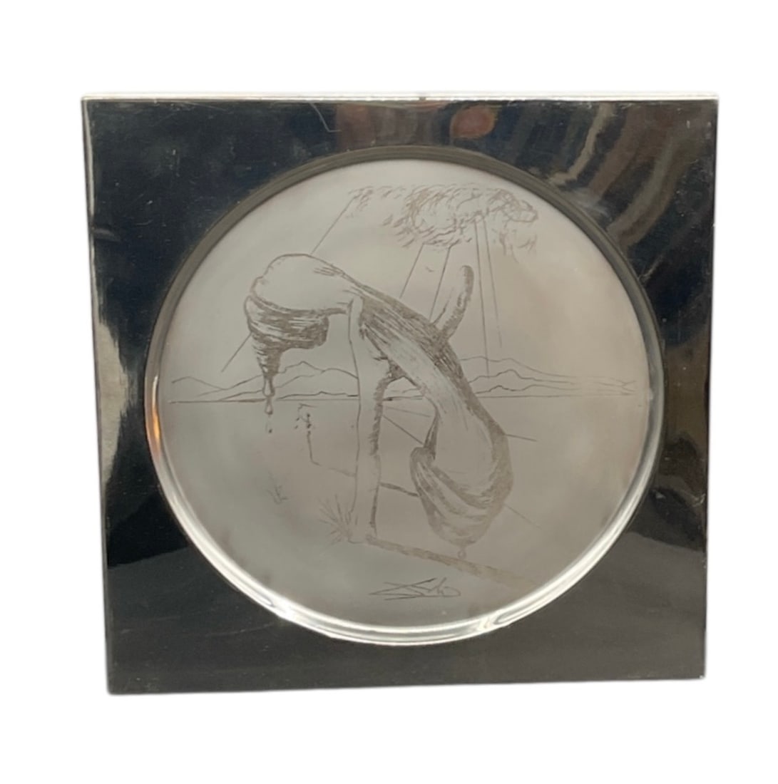 Salvador Dali Silver Plate