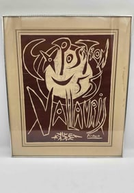 "Exposition Céramique Vallauris" 1959 Pablo Picasso Poster