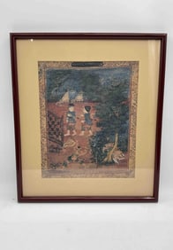 Antique Traditional Thai Buddhist Painting
