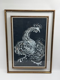 "Gallo" by Chucho Reyes Ferreira (Mexico, 1882-1977)  Gouache on Board