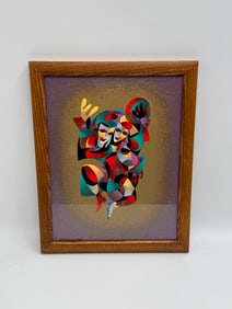 "Happy Couple" by Anatole Krasnyansky (Ukraine, 1930-2024)  Serigraph with COA