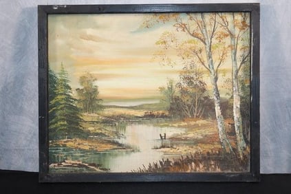 Decorative Landscape Oil Painting